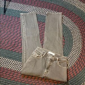 Abercrombie & Fitch Curve Love The 90s High Rise Straight Leg Jean Size 25/0s